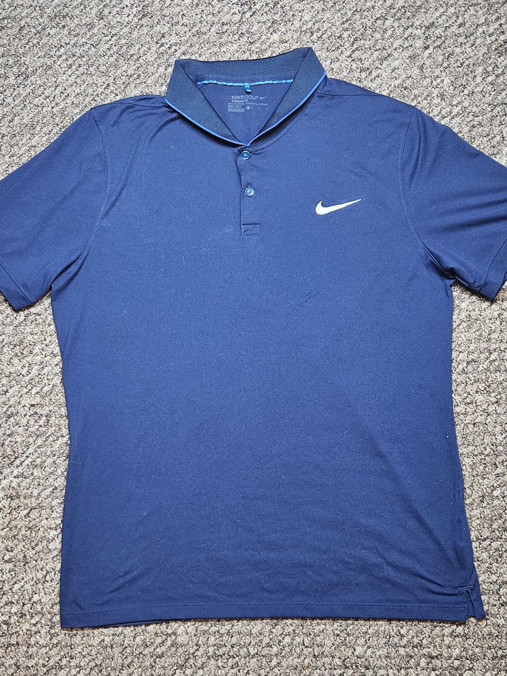 Nike Men’s Navy Dri-FIT Golf Shirt